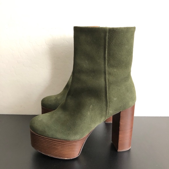 free people green boots